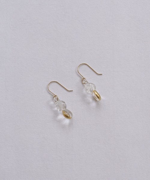 ピアス ピアス スパークル K10 レディースの画像