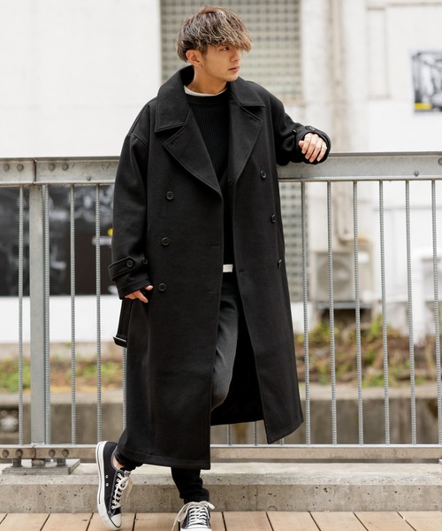 「ADMIX/ATELIER SAB MEN」 トレンチコート 48 ライトベージュ メンズ_画像2