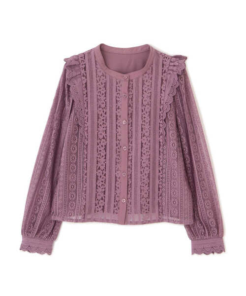 「PROPORTION BODY DRESSING」 長袖ブラウス MEDIUM ダークグレー レディース_画像3