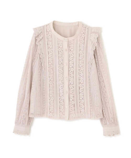 「PROPORTION BODY DRESSING」 長袖ブラウス MEDIUM ダークグレー レディース_画像9