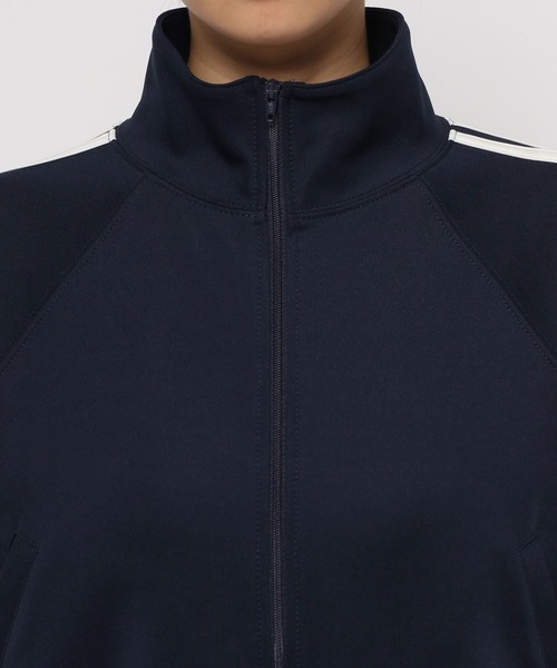 「LOWRYS FARM」 ジャージブルゾン MEDIUM ブルー レディース_画像9
