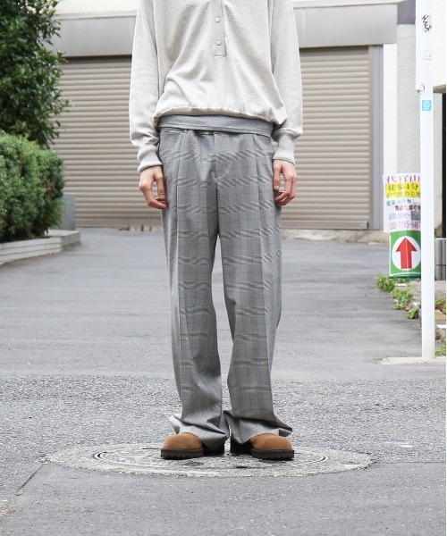 KAIKO（カイコー） スラックス パンツ KAIKO Low rise slacks
