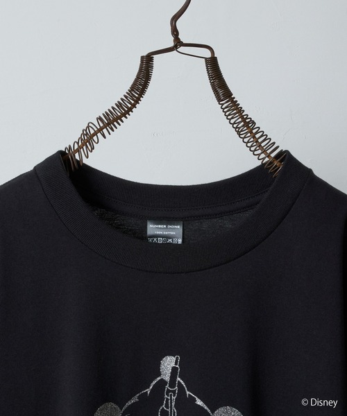 NUMBER (N)INE（ナンバーナイン） tシャツ MICKEY MOUSE OS GLITTER