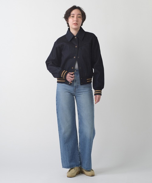 「501」 デニムジャケット X-SMALL インディゴブルー レディース_画像6
