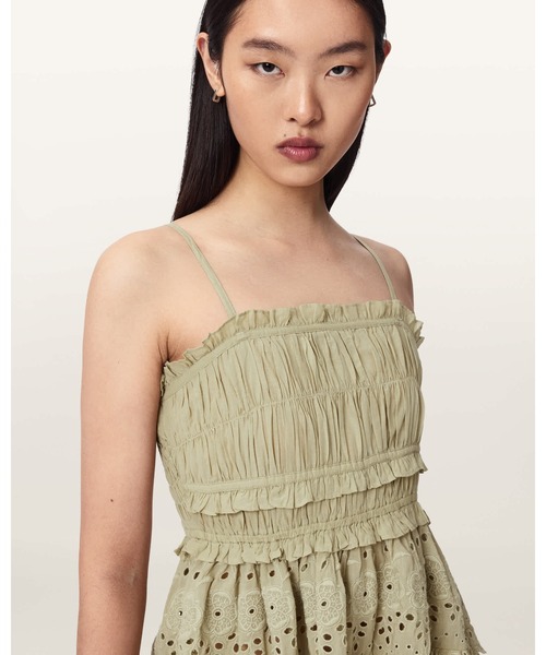 ALLSAINTS（オールセインツ） CAMILLE EMBROIDERED LACE TOP | CAMILLE