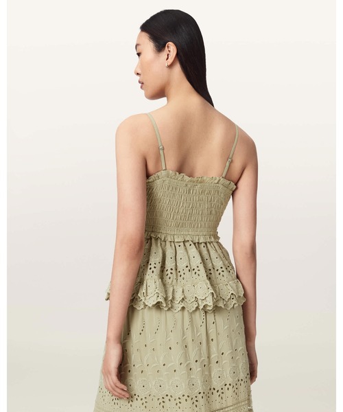 ALLSAINTS（オールセインツ） CAMILLE EMBROIDERED LACE TOP | CAMILLE