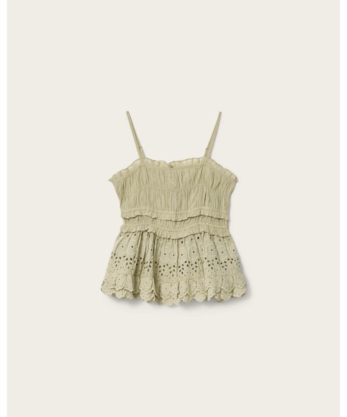 CAMILLE EMBROIDERED LACE TOP | CAMILLE エンベリッシュド レース トップ レディース｜07