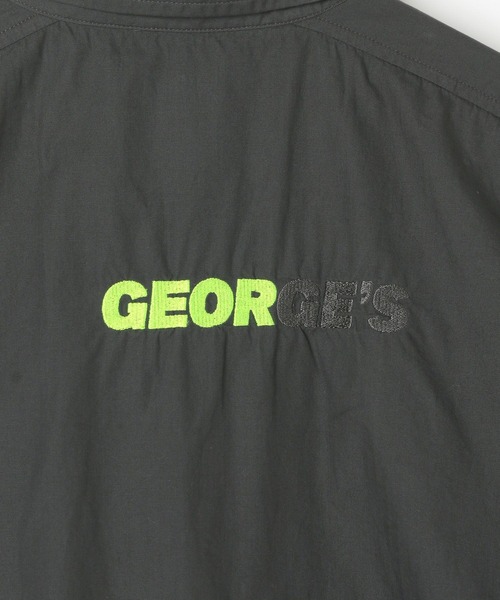「GEORGE'S」 長袖シャツ MEDIUM ホワイト メンズ_画像2