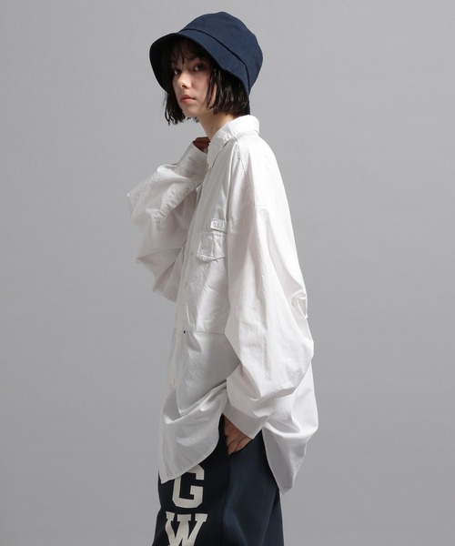 「GEORGE'S」 長袖シャツ MEDIUM ホワイト メンズ_画像7