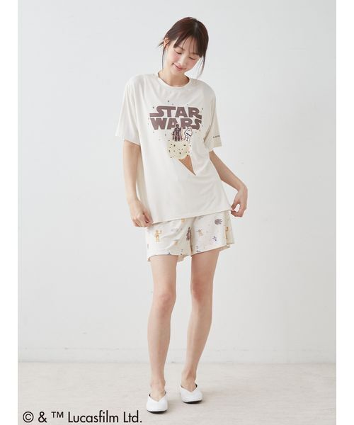 a*h様 STAR WARS ルームウェア セットアップ 半袖 ショートパンツ gelato pique（ジェラートピケ） パジャマ ルームウェア 「STAR WARS