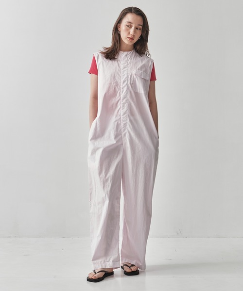 オールインワン 「ATON/エイトン」NATURAL DYED COTTON LAWN JUMP SUIT レディース | KEY TIMEZ