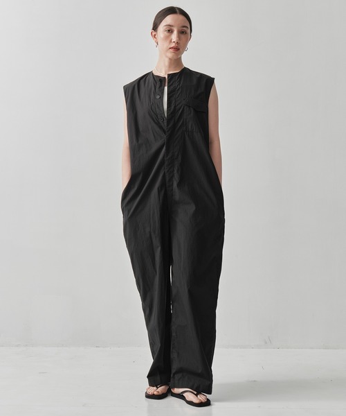 オールインワン 「ATON/エイトン」NATURAL DYED COTTON LAWN JUMP SUIT レディース | KEY TIMEZ | 01