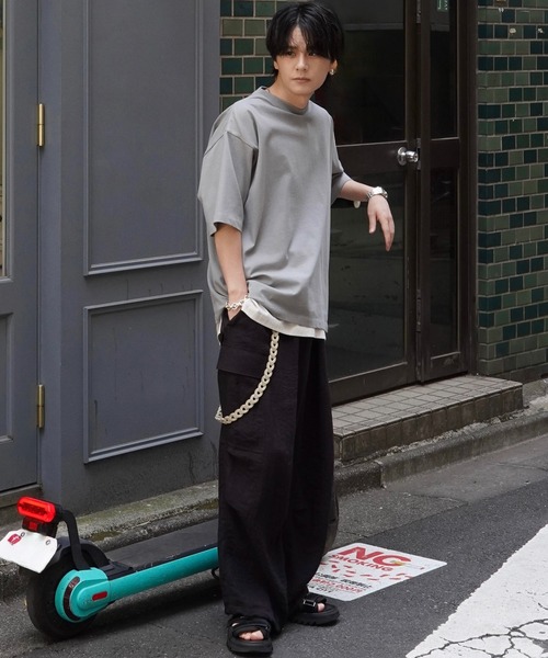 「WYM LIDNM」 カーゴパンツ M ブラック メンズ_画像4
