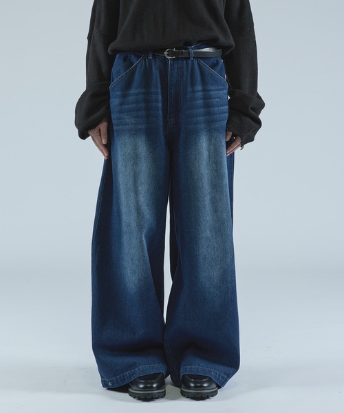 「CIASENSE」 デニムパンツ L ブラック メンズ_画像5