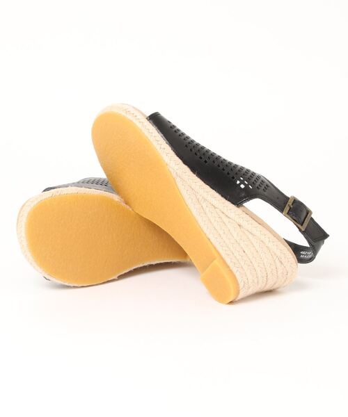 「Piedi Nudi」 ヒールサンダル 24.5cm ブラック レディース_画像3