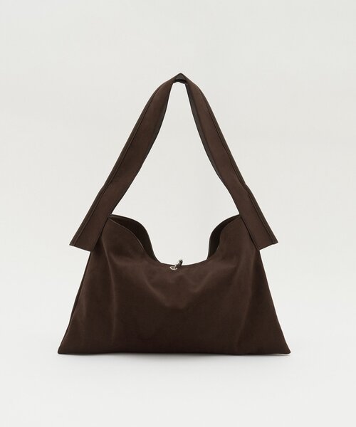【最終】russetラシット　スエードシンプルショルダー　ブラウン russet（ラシット） ショルダーバッグ バッグ 「WEB限定」エコスエード