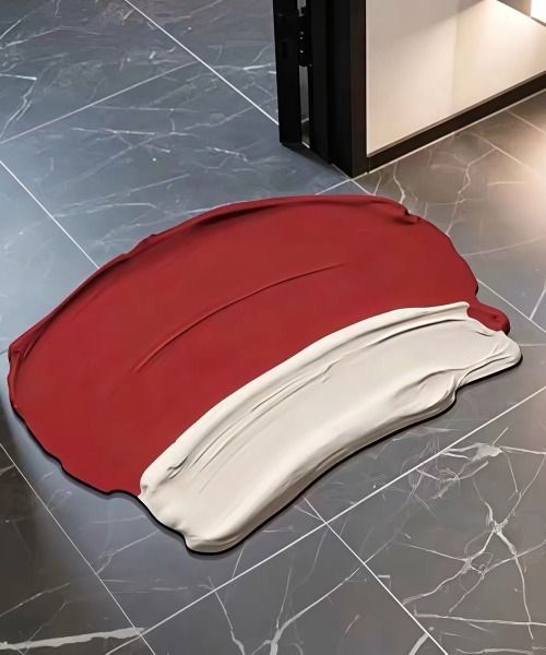 CELENA BEATS ラグ ラグマット ペイントストロークバイカラー
