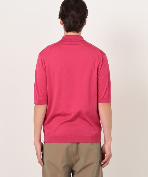 ニットポロ　ビームス　JOHN SMEDLEY シーアイランドコットン JOHN SMEDLEY（ジョンスメドレー） セーター ニット 「別注J」JOHN