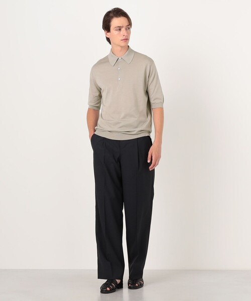 新品　JOHN SMEDLEY　シーアイランドコットン　ニット　ユニセックスS JOHN SMEDLEY（ジョンスメドレー） セーター ニット 「別注J」JOHN