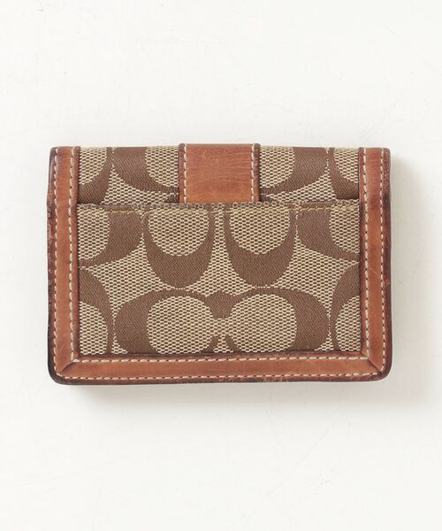 COACH（コーチ） カードケース - ベージュ レディース : ZOZOTOWN