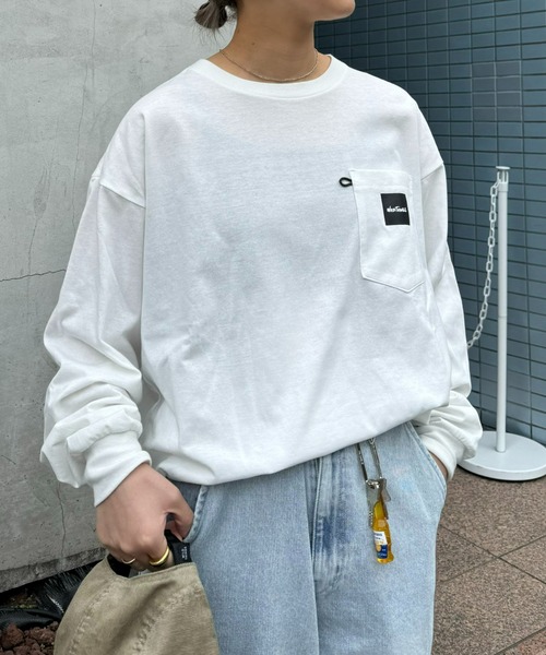 「WILD THINGS」 長袖Tシャツ LARGE ホワイト メンズ_画像2