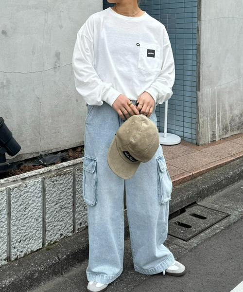 「WILD THINGS」 長袖Tシャツ LARGE ホワイト メンズ_画像3