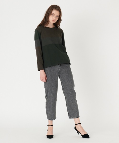 「Levi’s MADE&CRAFTED」 デニムパンツ 26inch グレー レディース_画像3