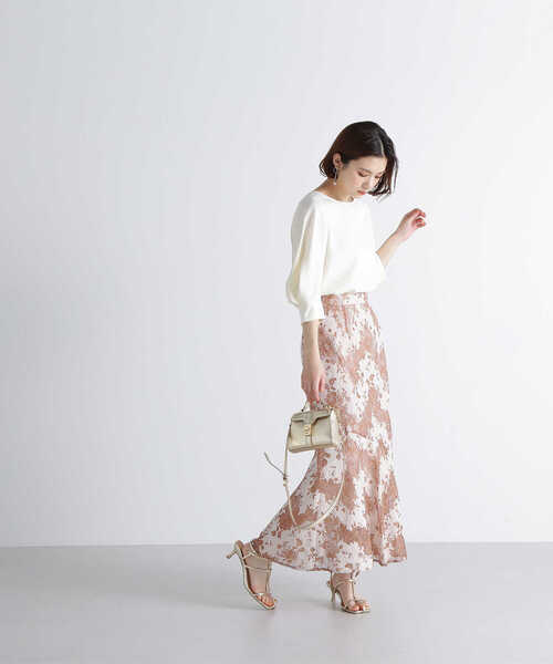 「NATURAL BEAUTY BASIC」 7分袖ブラウス SMALL ブルー レディース_画像7