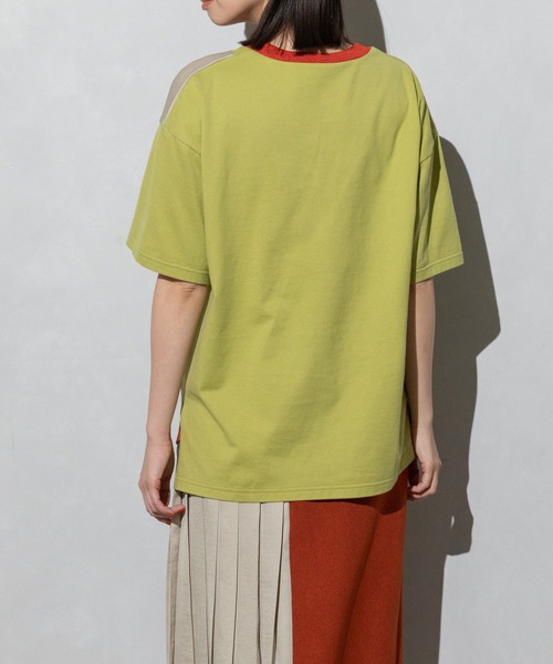 「MARECHAL TERRE」 半袖Tシャツ MEDIUM ブラック レディース_画像3