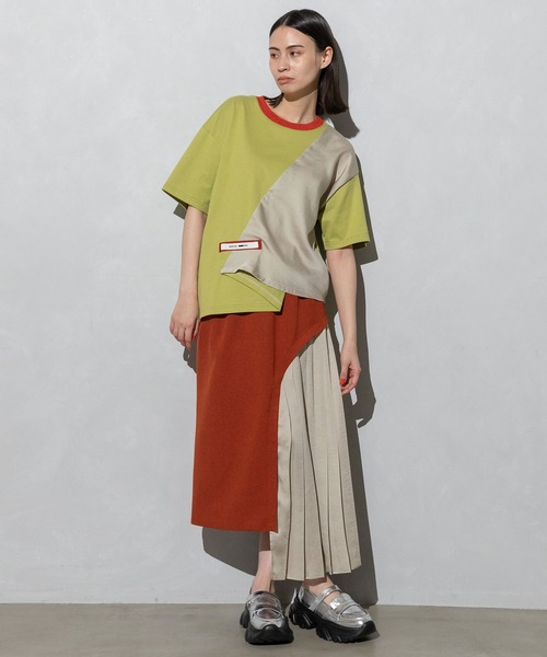 「MARECHAL TERRE」 半袖Tシャツ MEDIUM ブラック レディース_画像5