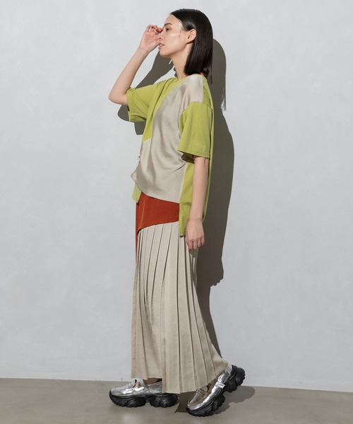 「MARECHAL TERRE」 半袖Tシャツ MEDIUM ブラック レディース_画像6