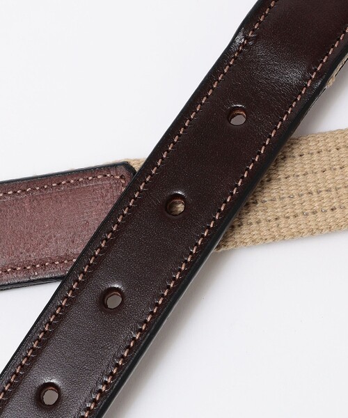 「TORY LEATHER」 ベルト 34 サンドベージュ メンズ_画像3