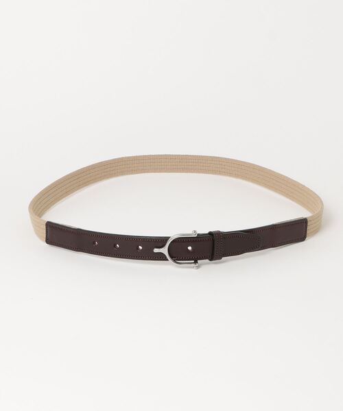 「TORY LEATHER」 ベルト 34 サンドベージュ メンズ_画像5
