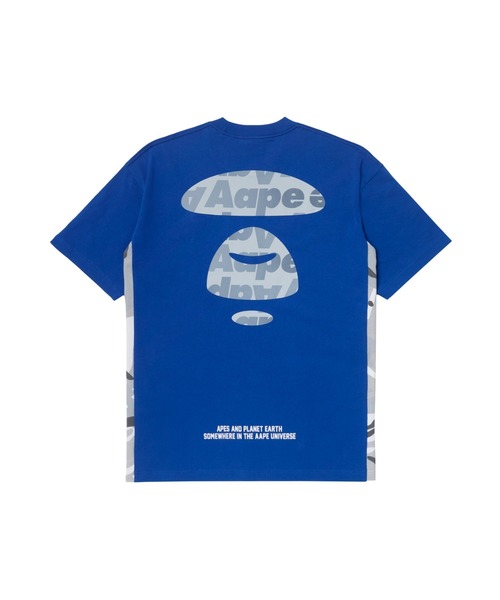「AAPE BY A BATHING APE」 半袖Tシャツ LARGE ホワイト メンズ_画像3