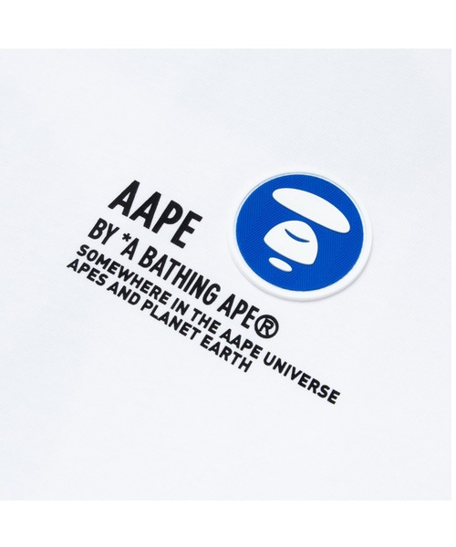 「AAPE BY A BATHING APE」 半袖Tシャツ LARGE ホワイト メンズ_画像5