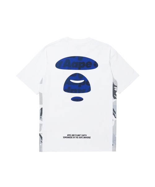 「AAPE BY A BATHING APE」 半袖Tシャツ LARGE ホワイト メンズ_画像7