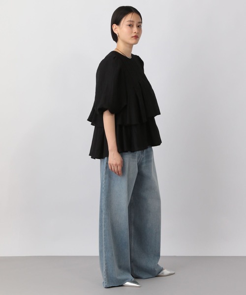 「A part by」 デニムパンツ MEDIUM ライトブルー レディース_画像4