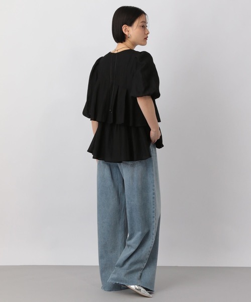 「A part by」 デニムパンツ MEDIUM ライトブルー レディース_画像5