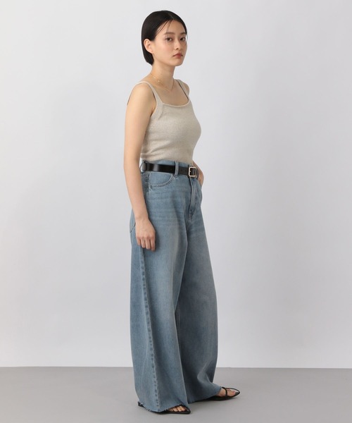 「A part by」 デニムパンツ MEDIUM ライトブルー レディース_画像9