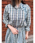 tシャツ 半袖 リボンモチーフ使いオリジナルチ...の詳細画像2
