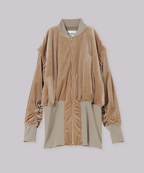 ジャケット MA-1 ・THINGS THAT MATTER TRIACETATE VELOUR MA-1 