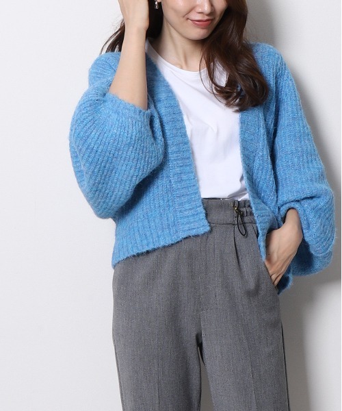 Re.Verofonna 大きな襟の長袖カーディガンCOLUMN PERMANENT 美品 Re.Verofonna 大きな襟の長袖カーディガンCOLUMN PERMANENT 美品