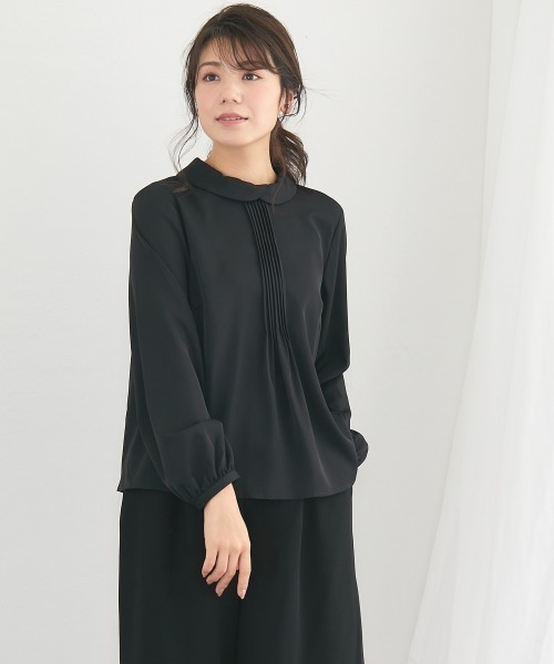 suzu6L喪服礼服フォーマル黒ワイドパンツおしゃれセットアップ☆u295 東京ソワール 喪服 レディース ブラックフォーマル 礼服 黒