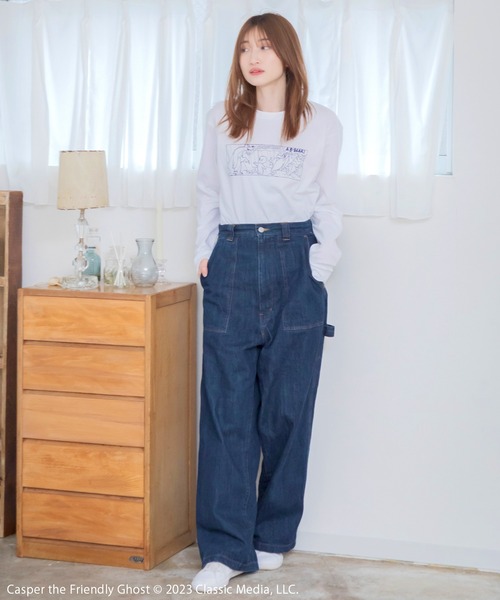 tシャツ 「Universal Filmarket」キャスパー　コミック ロンT レディース Universal Filmarket tシャツ 「Universal Filmarket