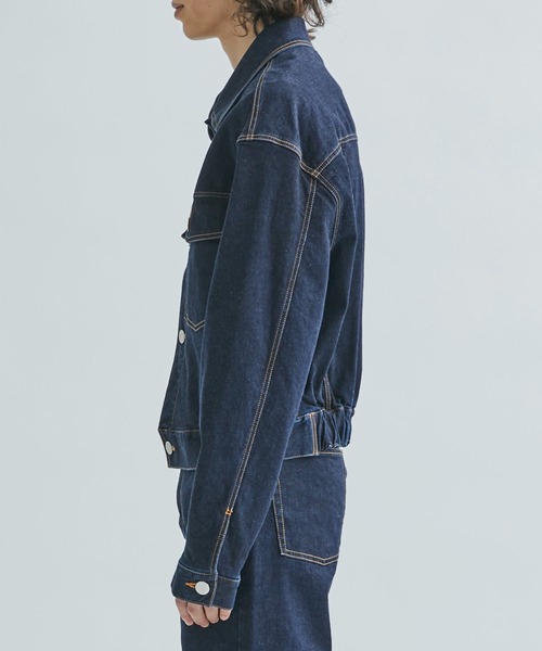 MUKAI（ムカイ） ブルゾン アウター 「MUKAI」BACK SHEARING DENIM