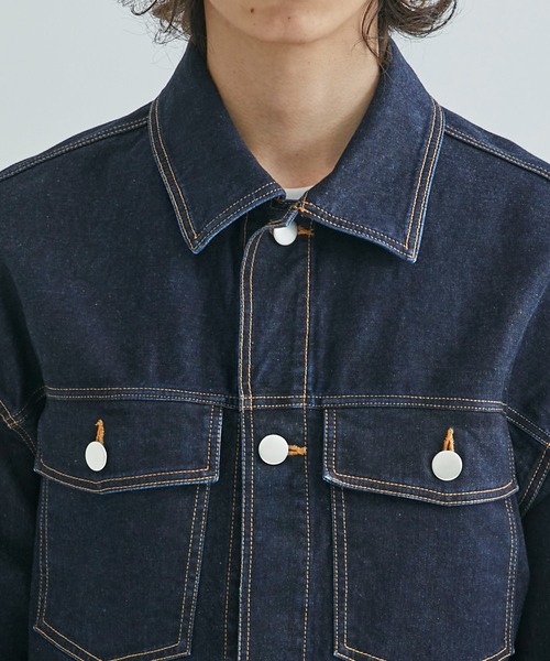 MUKAI（ムカイ） ブルゾン アウター 「MUKAI」BACK SHEARING DENIM