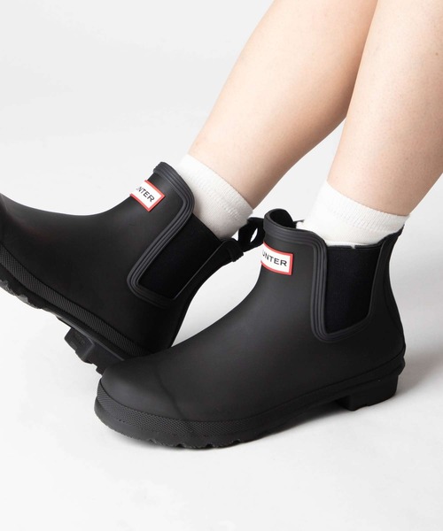 ハンター レインシューズ WOMENS ORIGINAL CHELSEA 22… HUNTER（ハンター） 長靴 レインブーツ WOMENS ORIGINAL CHELSEA