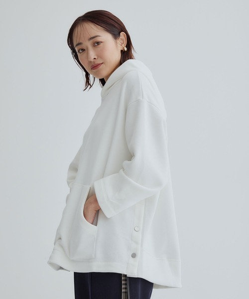 美品 チノ CINOH コットン ヘレン スウェット プルオーバー CINOH｜コットン ヘレン スウェット プルオーバー “HELENE SWEAT