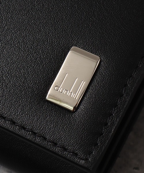 海外ファッションブランド通販サイト【公式】 dunhill ロゴ刻印メタル 「DUNHILL/ダンヒル」本革 コインケース 小物