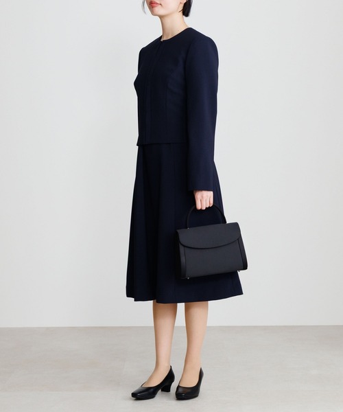 パンプス 「Made in Japan」「卑弥呼」「撥水」3.5cmヒールブラックパンプス/600002の画像
